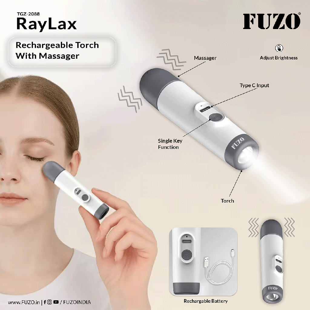 Portable Torch with Massager